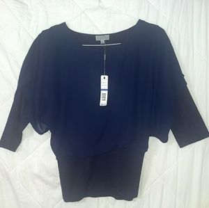 Joseph A. Dolman Sleeve Chiffon Blouse